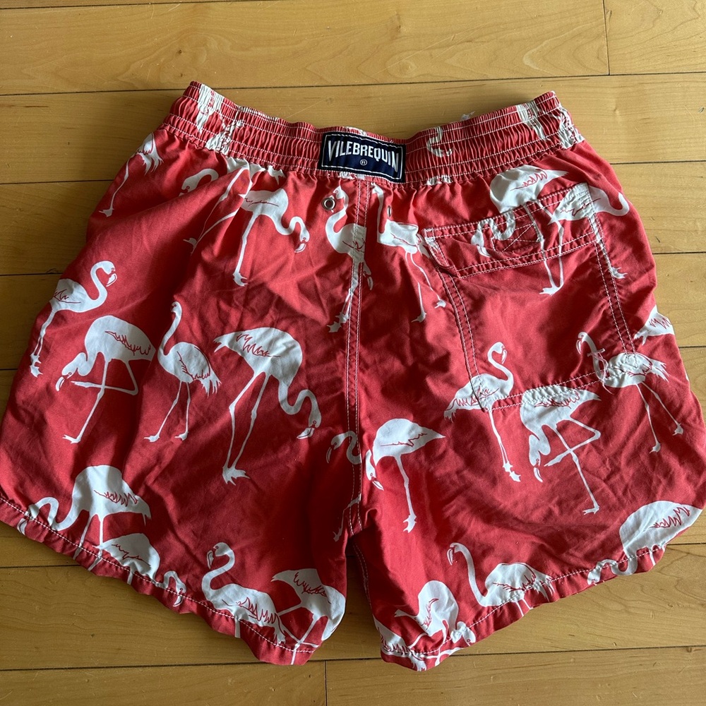 Vilebrequin Flamingo Print Swim Shorts